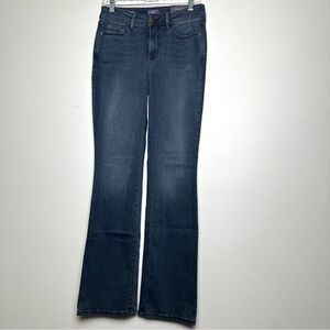 NWT NYDJ Barbara Dark Blue Boot Cut Jeans Size 6